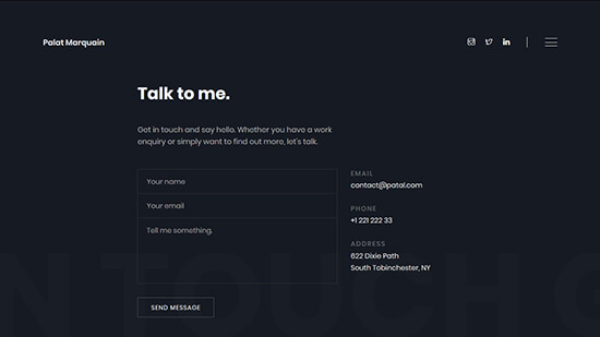 contact